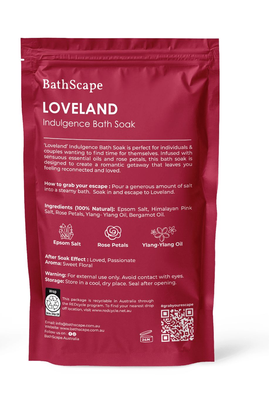 Loveland Indulgence Epsom Bath Salt Soak - BathScape