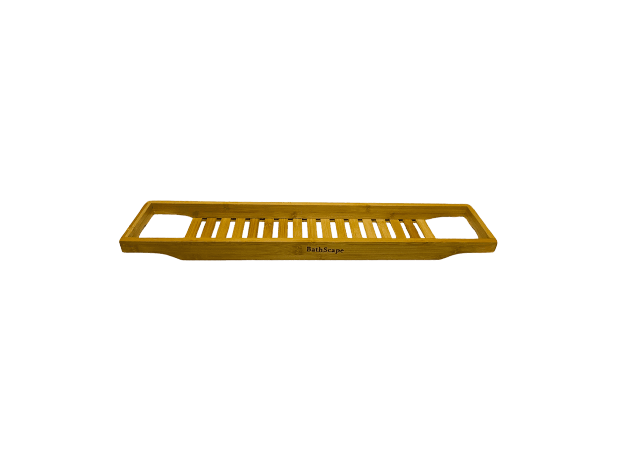 Bamboo Minimalist Bathtub Caddy Tray - BathScape