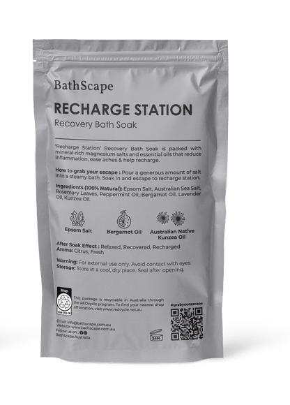 Recharge Station Recovery Epsom Bath Salt Soak - BathScape