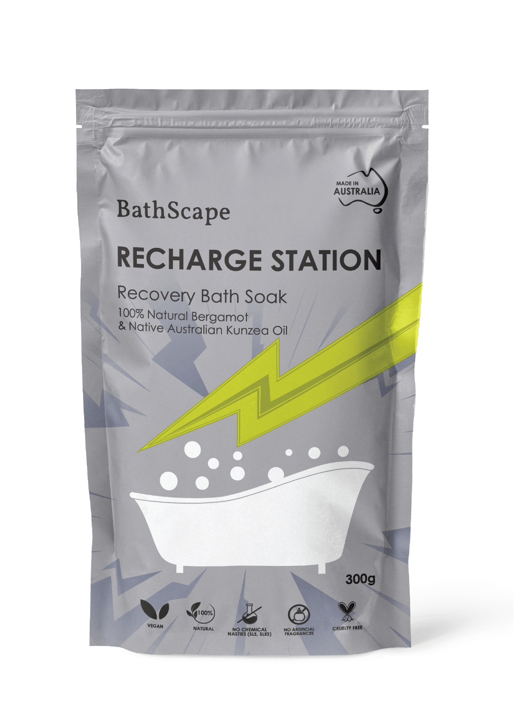 Recharge Station Recovery Epsom Bath Salt Soak - BathScape