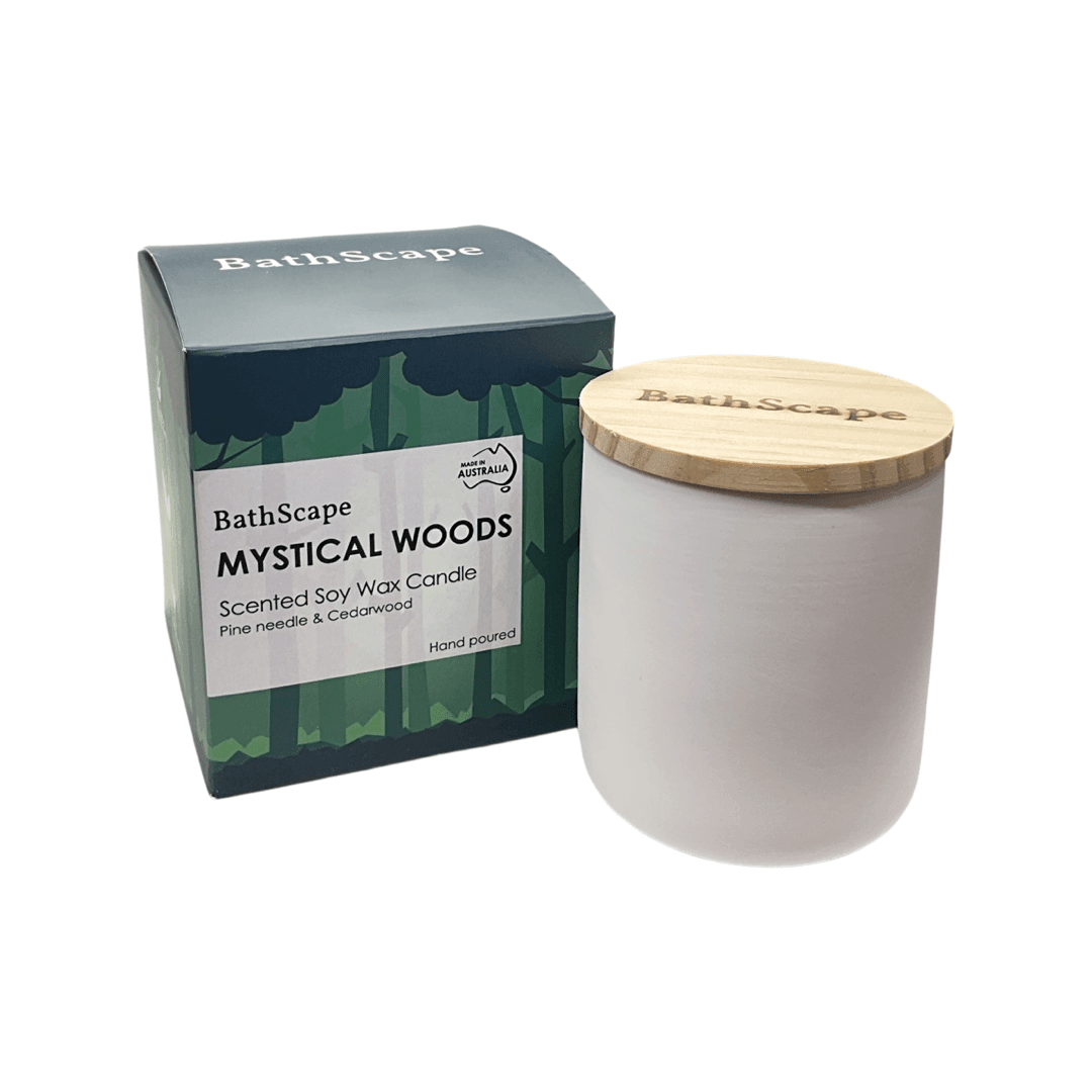 Mystical Woods Soy Wax Candle - Pine Needle & Cedarwood - BathScape