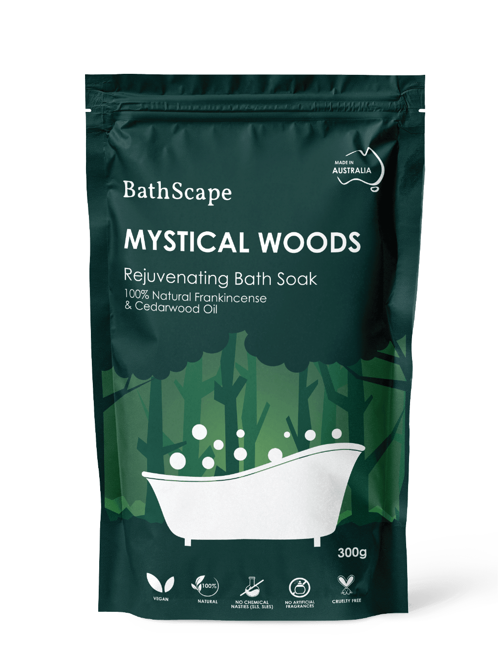 Mystical Woods Rejuvenating Epsom Bath Salt Soak - BathScape